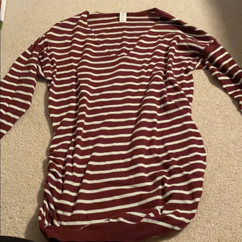 Fitted maternity sweater